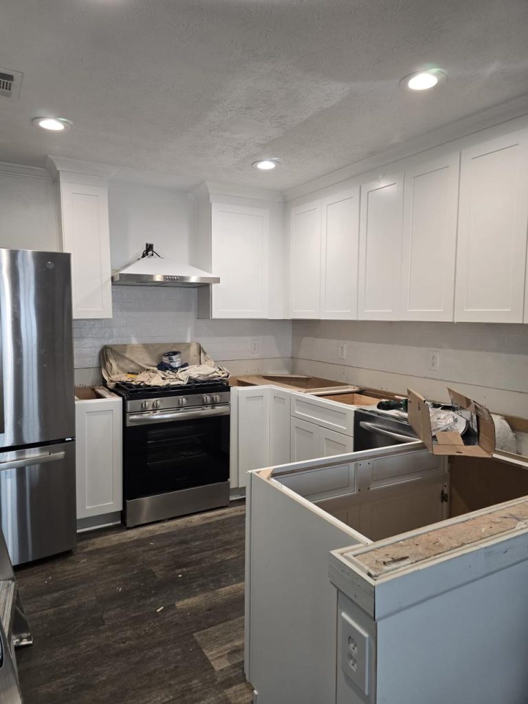Cabinet Painting project by DEAM PAINTING LLC