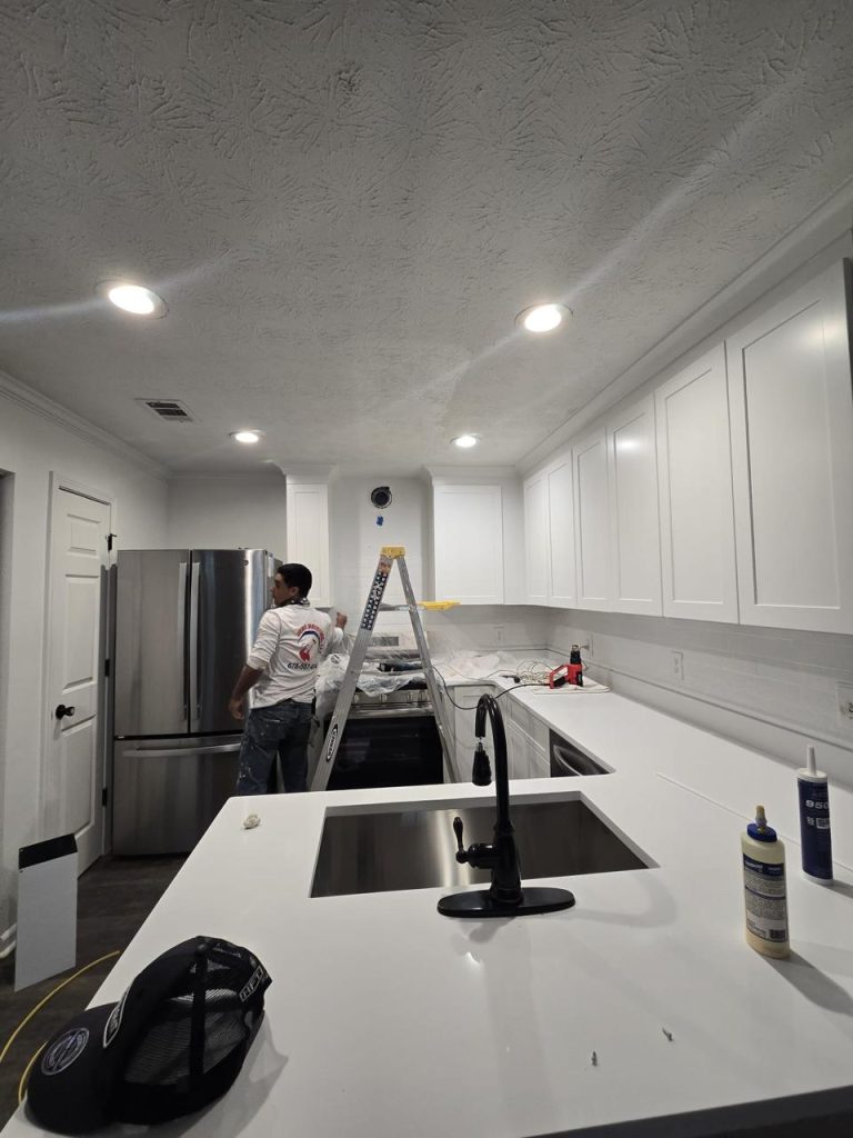 Cabinet Painting project by DEAM PAINTING LLC