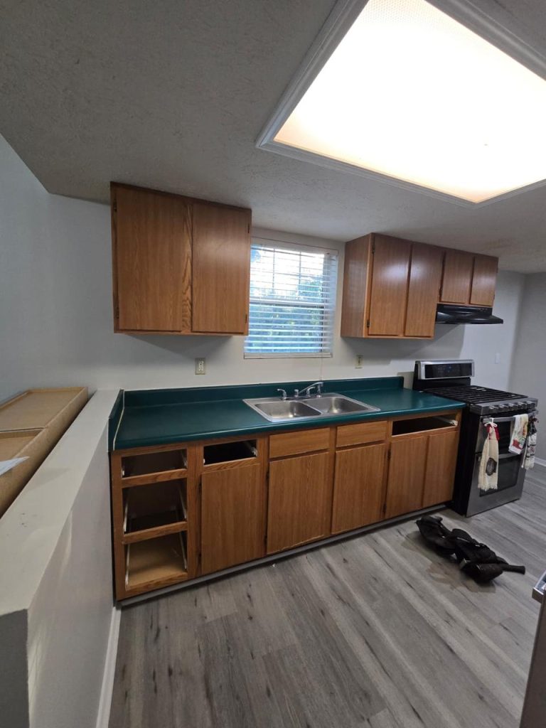 Cabinet Painting project by DEAM PAINTING LLC