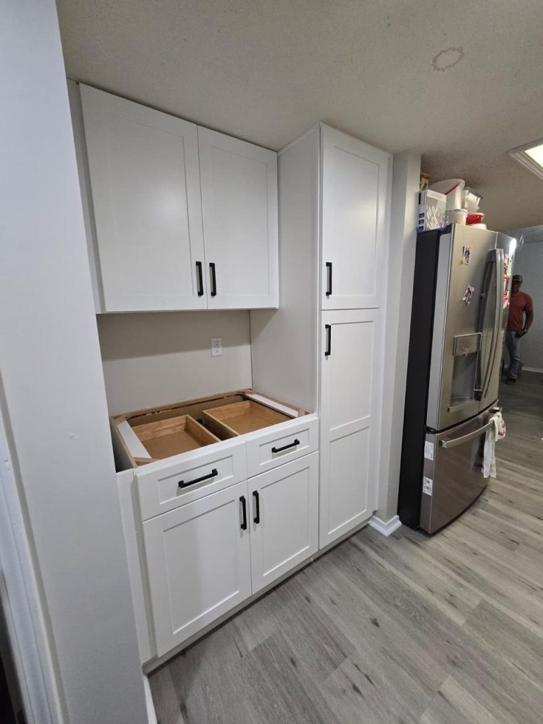 Cabinet Painting project by DEAM PAINTING LLC