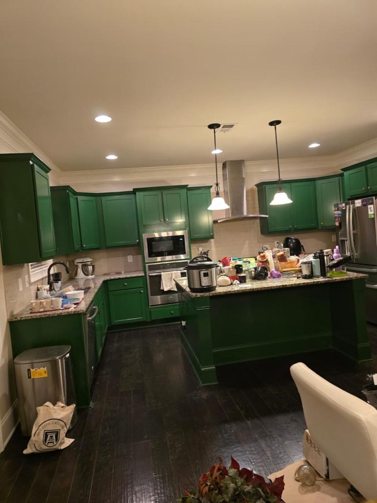 Cabinet Painting project by DEAM PAINTING LLC