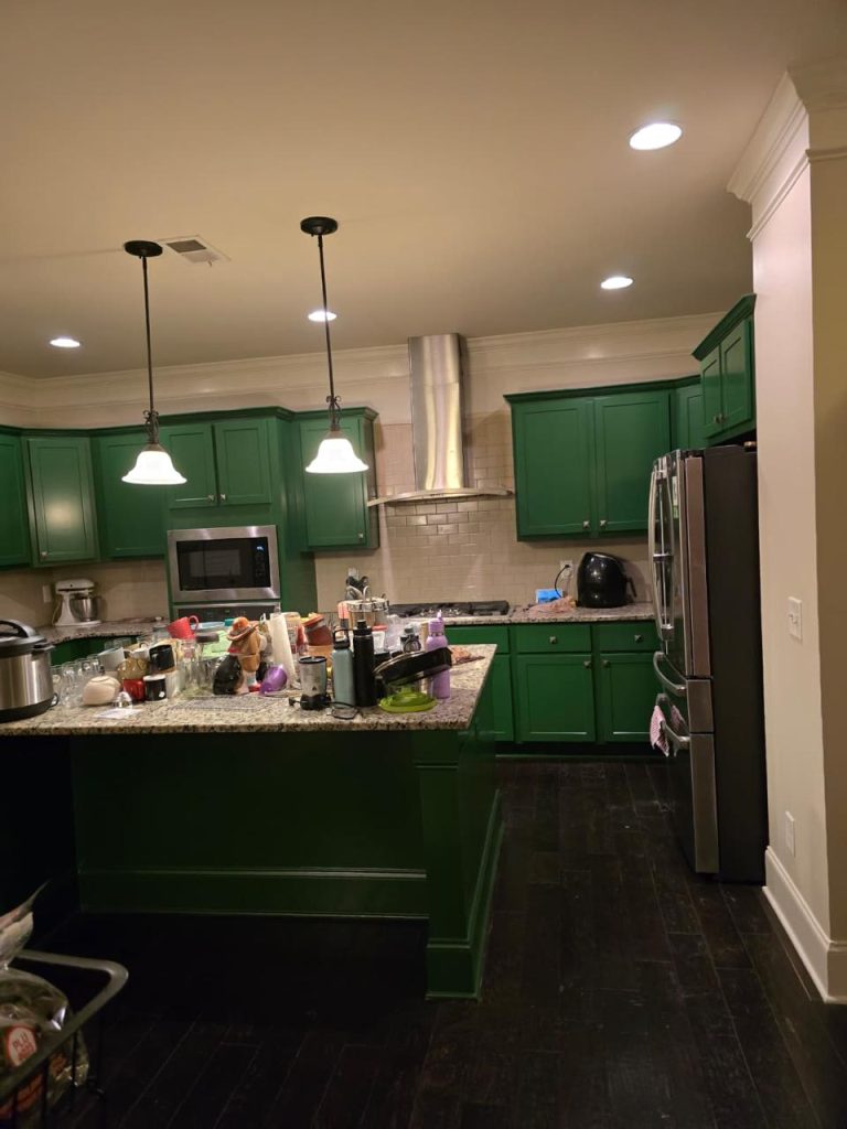 Cabinet Painting project by DEAM PAINTING LLC
