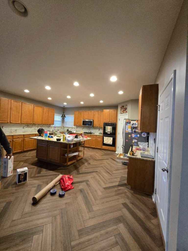 Cabinet Painting project by DEAM PAINTING LLC