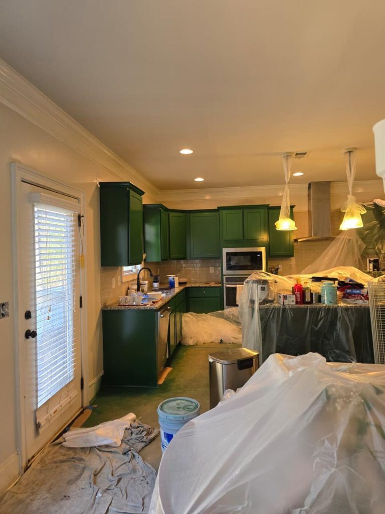 Cabinet Painting project by DEAM PAINTING LLC