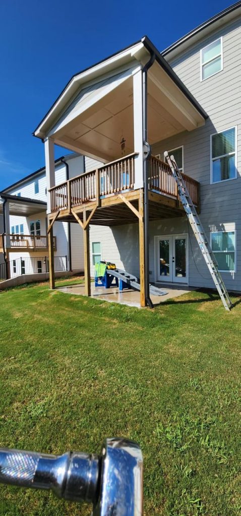 Deck Staining project by DEAM PAINTING LLC