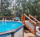 Deck Staining project by DEAM PAINTING LLC