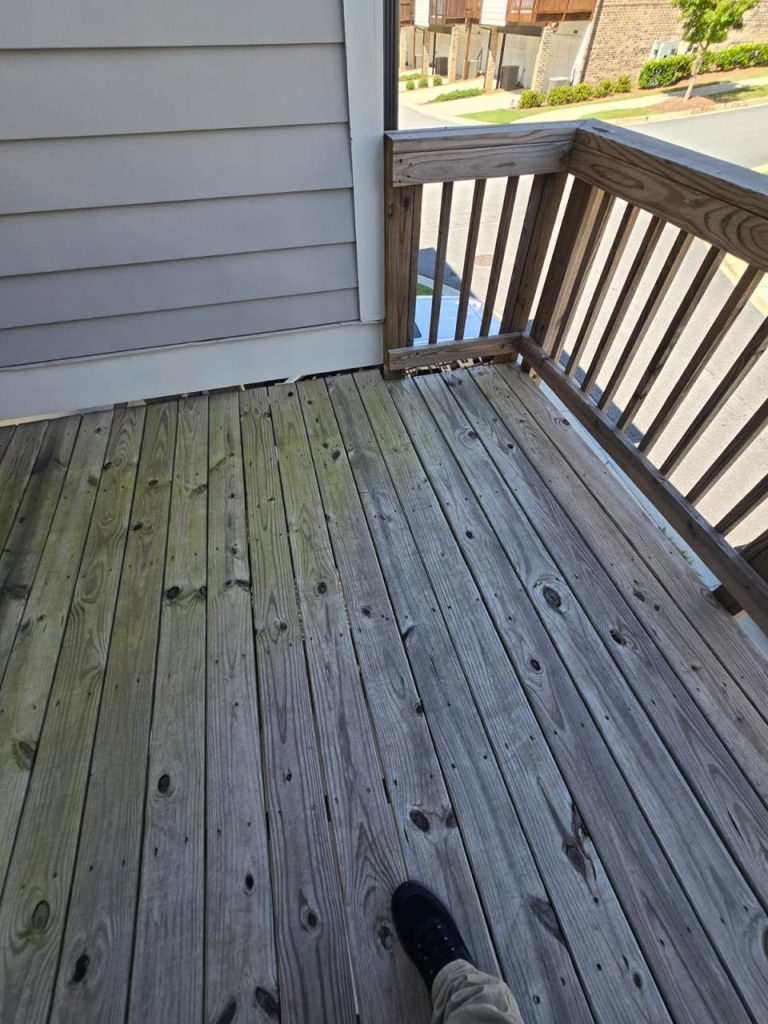 Deck Staining project by DEAM PAINTING LLC