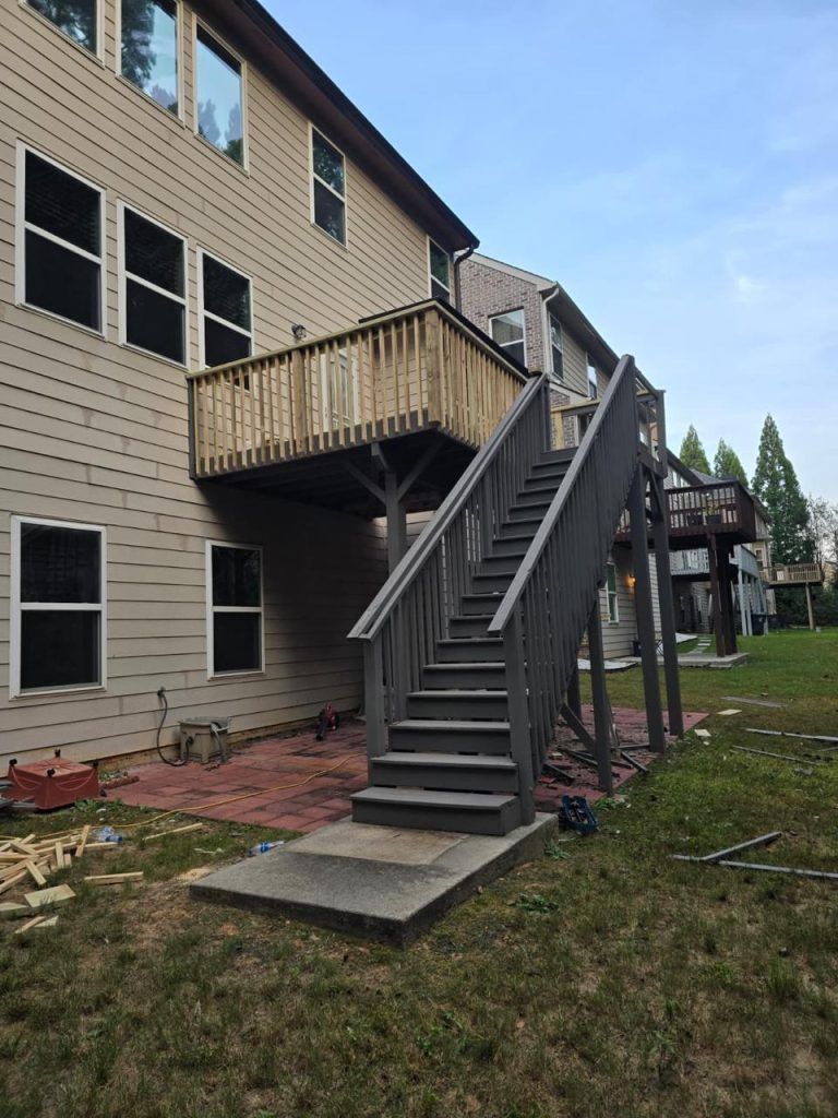 Deck Staining project by DEAM PAINTING LLC