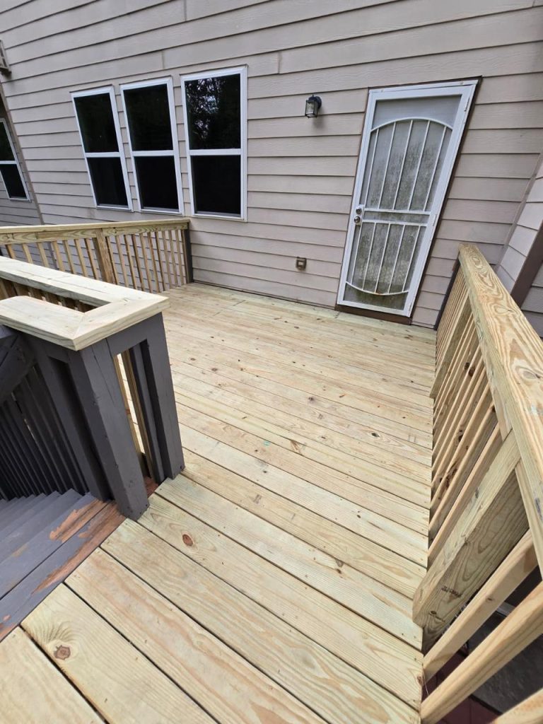 Deck Staining project by DEAM PAINTING LLC