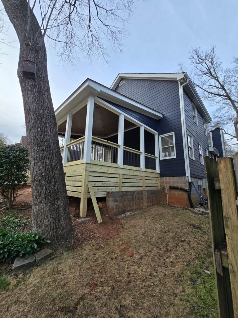 Deck Staining project by DEAM PAINTING LLC