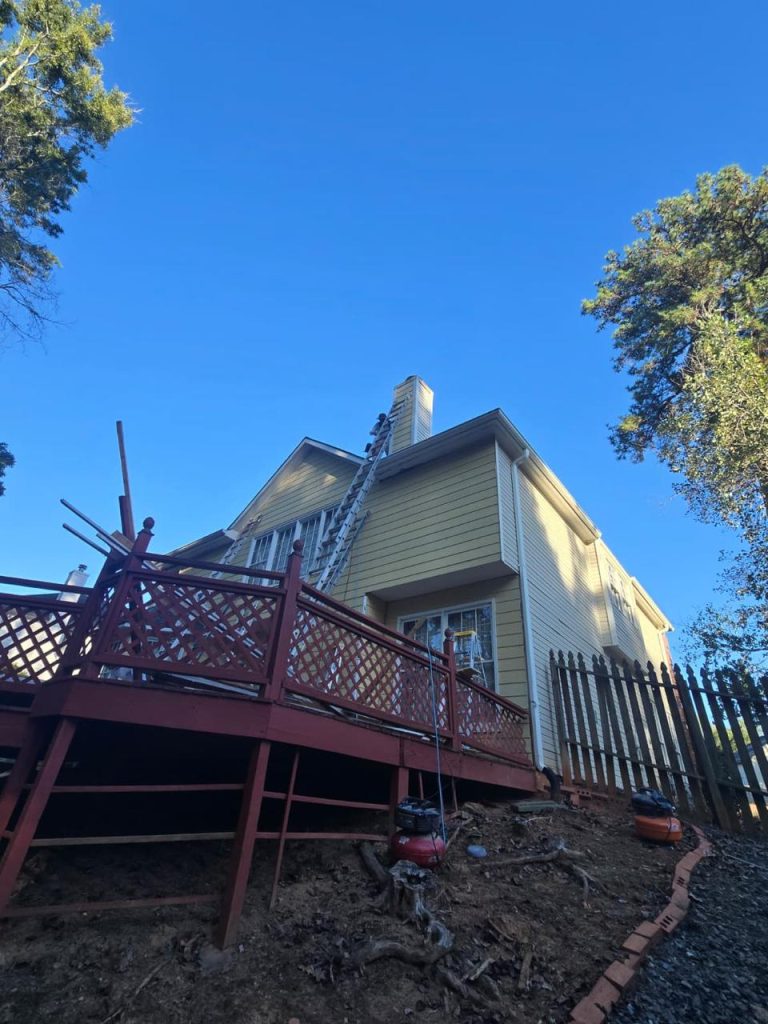 Deck Staining project by DEAM PAINTING LLC