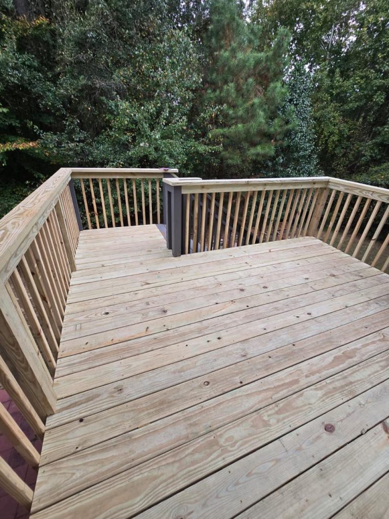 Deck Staining project by DEAM PAINTING LLC