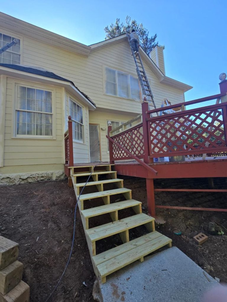 Deck Staining project by DEAM PAINTING LLC