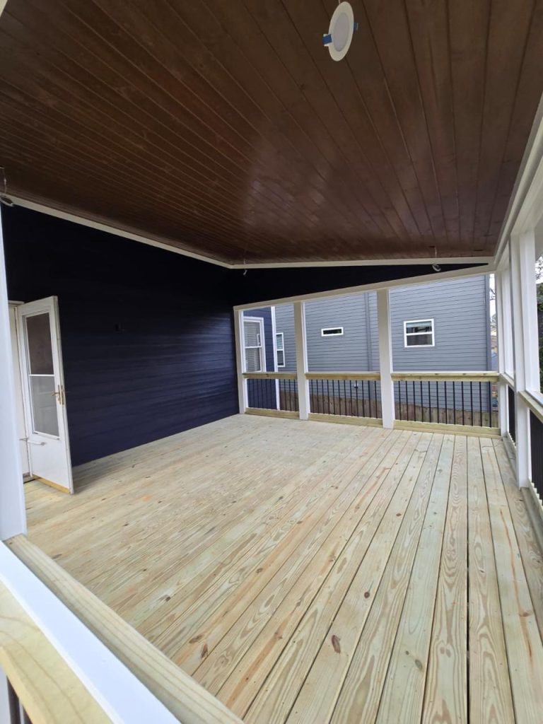Deck Staining project by DEAM PAINTING LLC