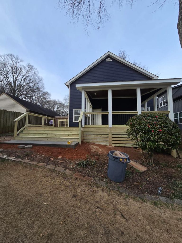 Deck Staining project by DEAM PAINTING LLC