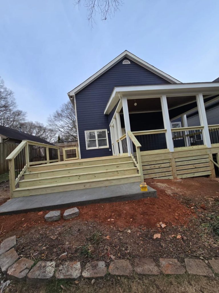Deck Staining project by DEAM PAINTING LLC