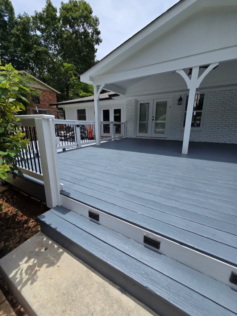 Deck Staining project by DEAM PAINTING LLC