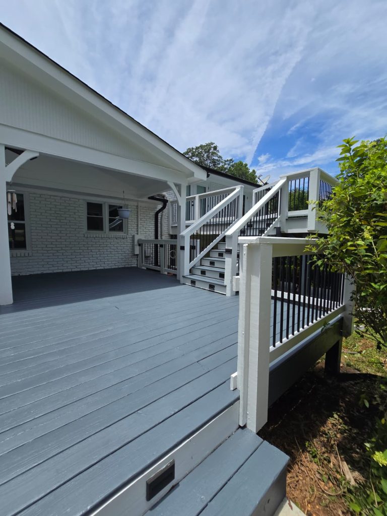 Deck Staining project by DEAM PAINTING LLC