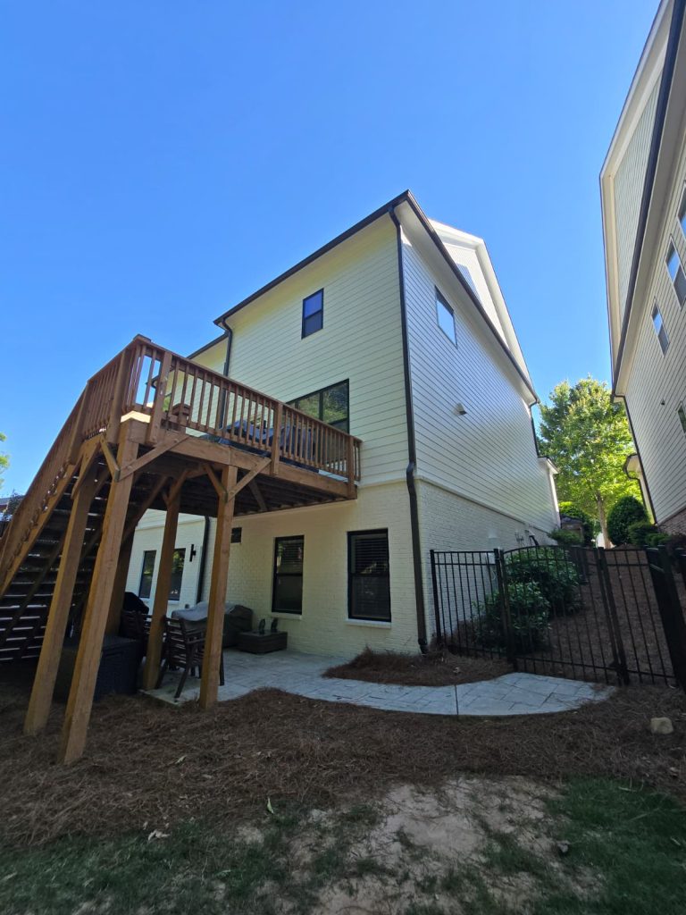 Deck Staining project by DEAM PAINTING LLC