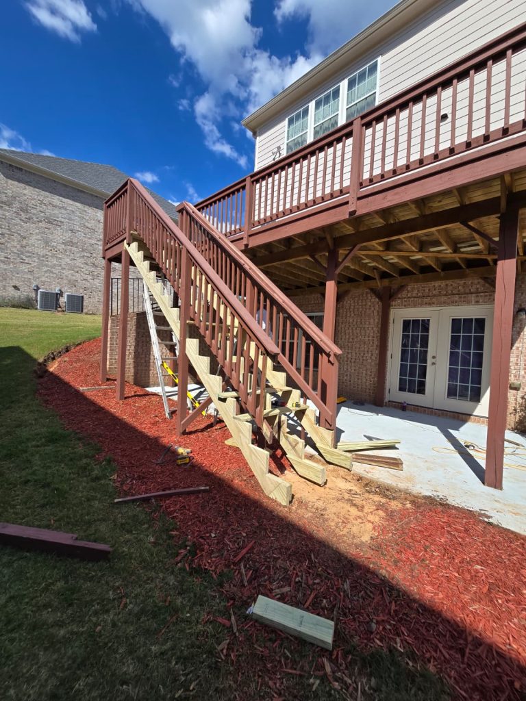 Deck Staining project by DEAM PAINTING LLC