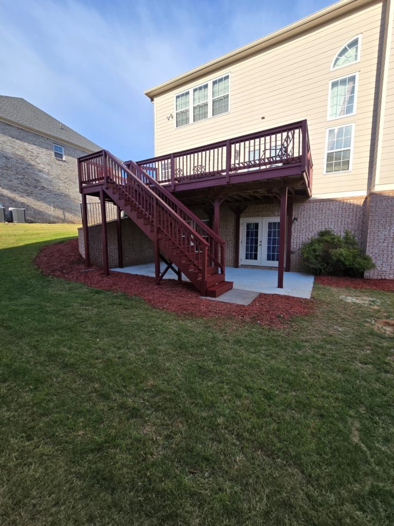 Deck Staining project by DEAM PAINTING LLC