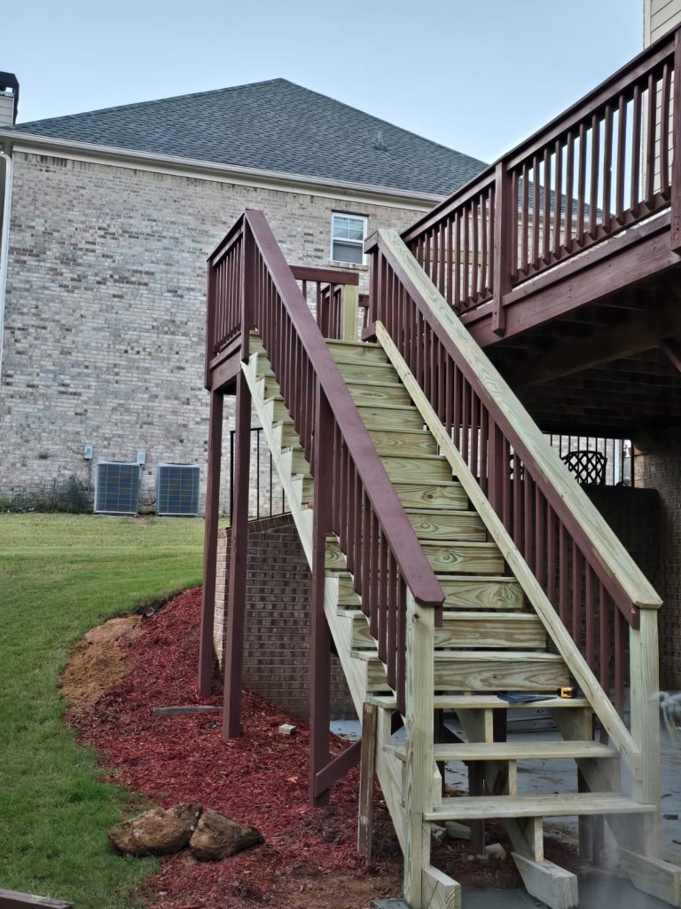 Deck Staining project by DEAM PAINTING LLC
