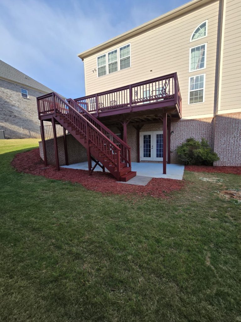 Deck Staining project by DEAM PAINTING LLC