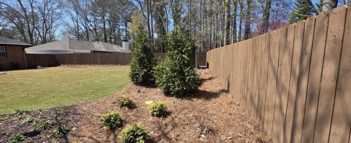 Fence Staining project by DEAM PAINTING LLC