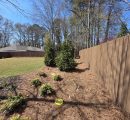 Fence Staining project by DEAM PAINTING LLC