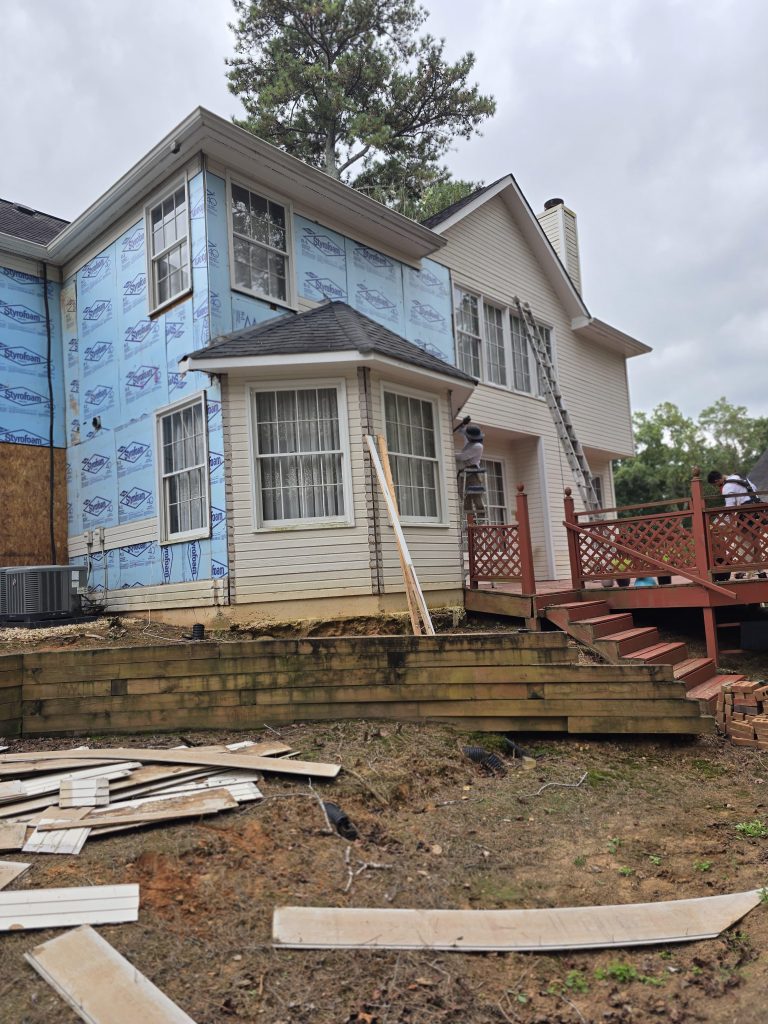 Siding Painting project by DEAM PAINTING LLC