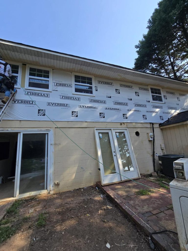 Siding Painting project by DEAM PAINTING LLC