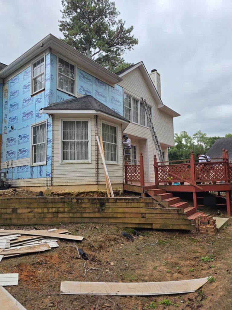 Siding Painting project by DEAM PAINTING LLC