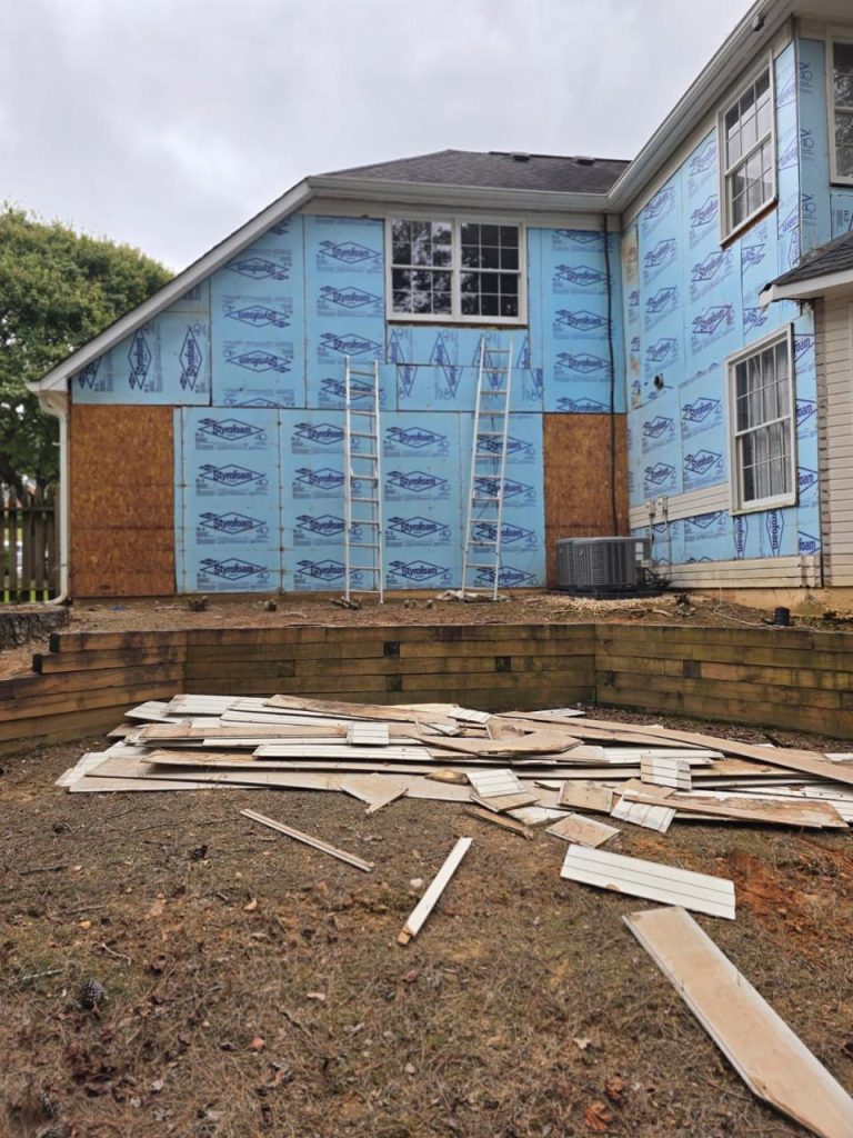Siding Painting project by DEAM PAINTING LLC