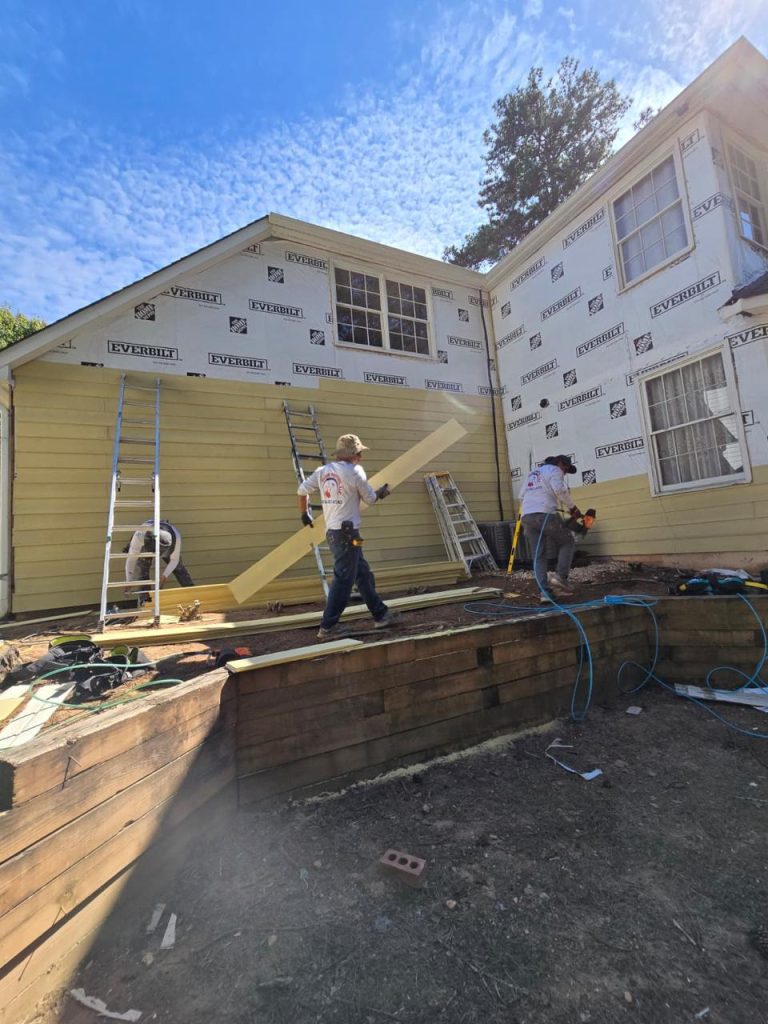 Siding Painting project by DEAM PAINTING LLC