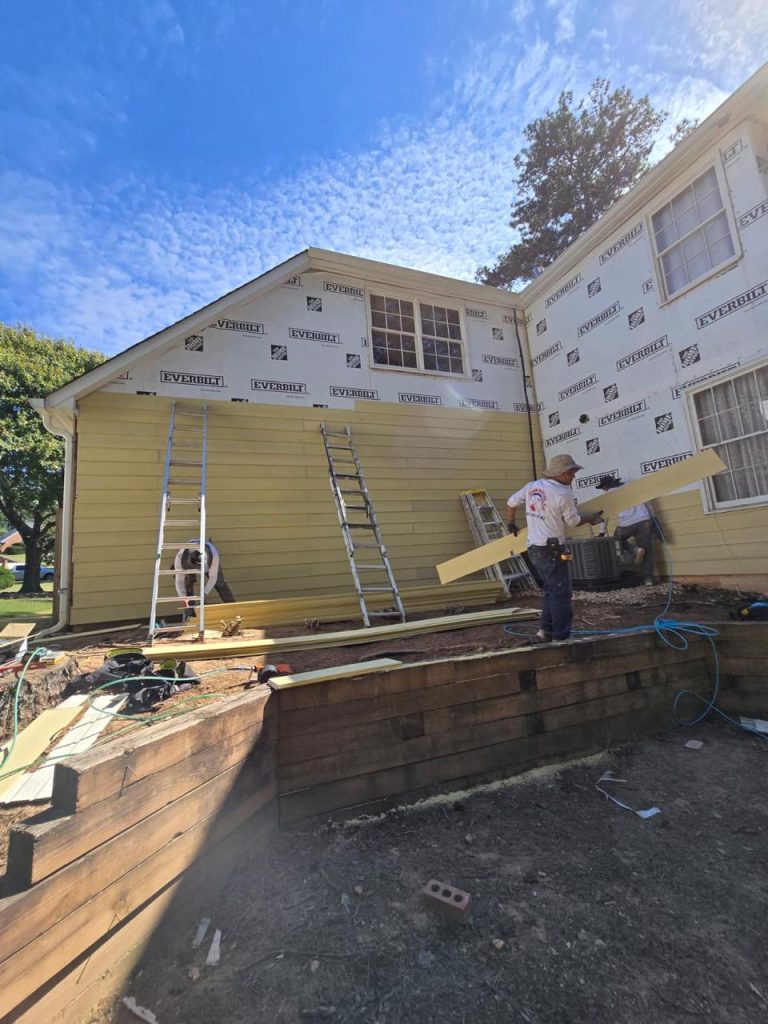 Siding Painting project by DEAM PAINTING LLC