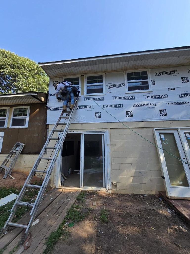 Siding Painting project by DEAM PAINTING LLC