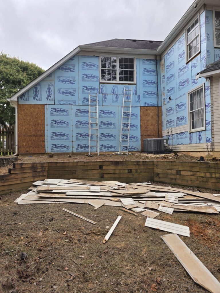 Siding Painting project by DEAM PAINTING LLC